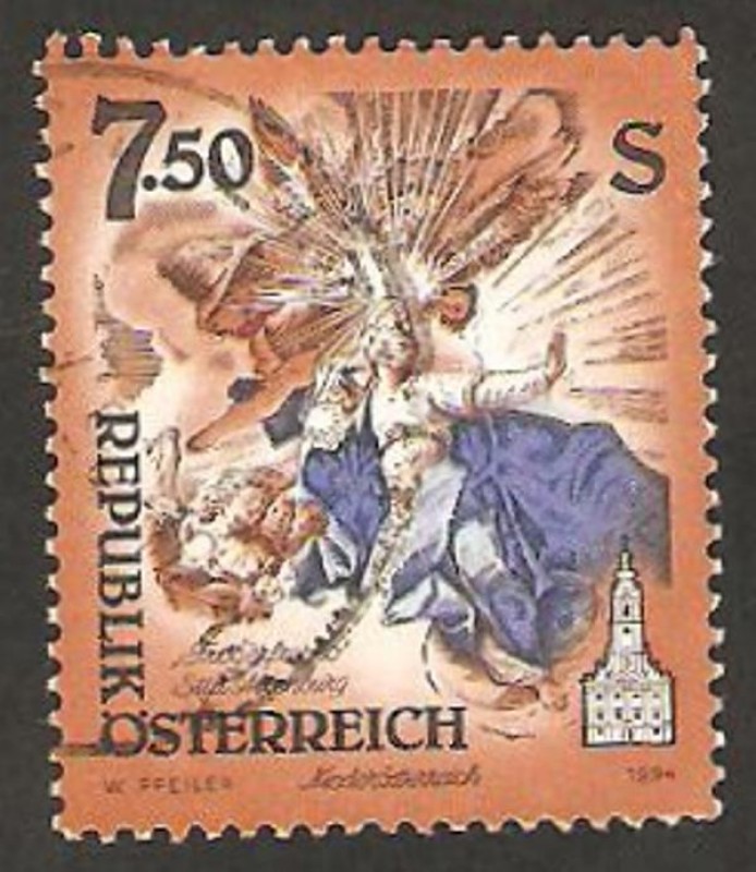 1953 - Fresco en la Abadía de Altenburg