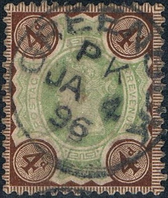 CINCUENTENARIO DEL REINADO DE VICTORIA Y PROCLAMACIÓN DEL IMPERIO DE LAS INDIAS. Y&T Nº 97