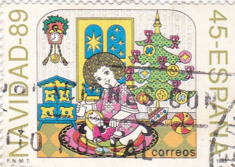 NAVIDAD- 1989- Escena Infantil    (H)