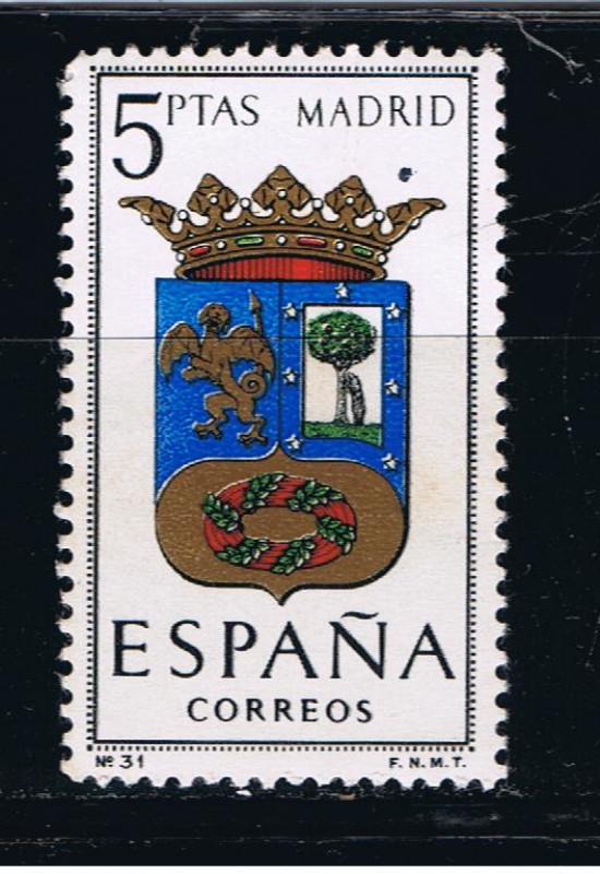 Edifil  1557  Escudos de las capitales de provincias españolas.  