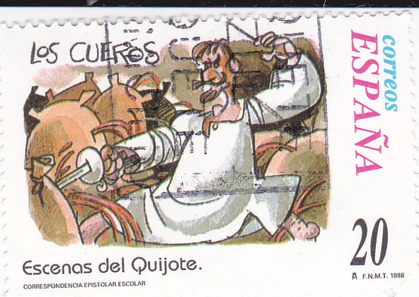 Escenas del Quijote- LOS CUEROS    (H)