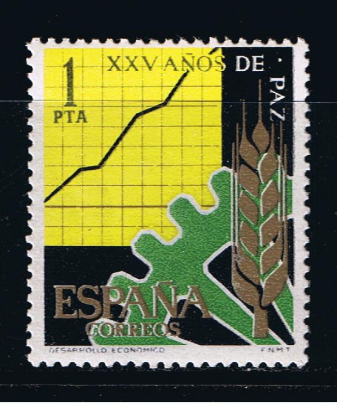 Edifil  1582  XXV años de Paz Española. 
