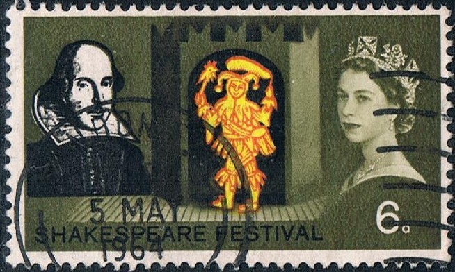 4º CENT. DEL NACIMIENTO DE WILLIAM SHAKESPEARE. Y&T Nº 383