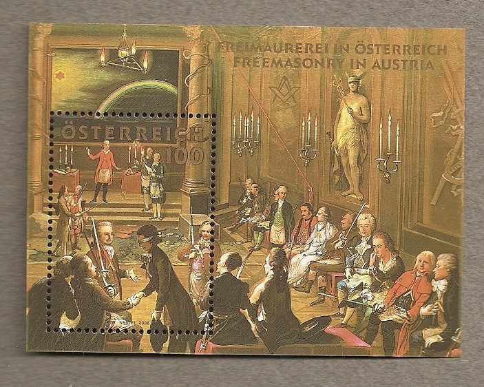 Mozart en la logia masónica