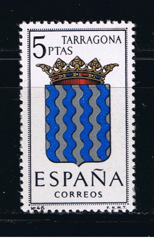 Edifil  1640  Escudos de las capitales de provincias españolas.  