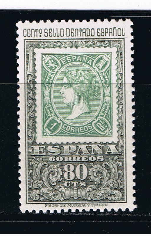Edifil  1689  Centenario del primer sello dentado.   
