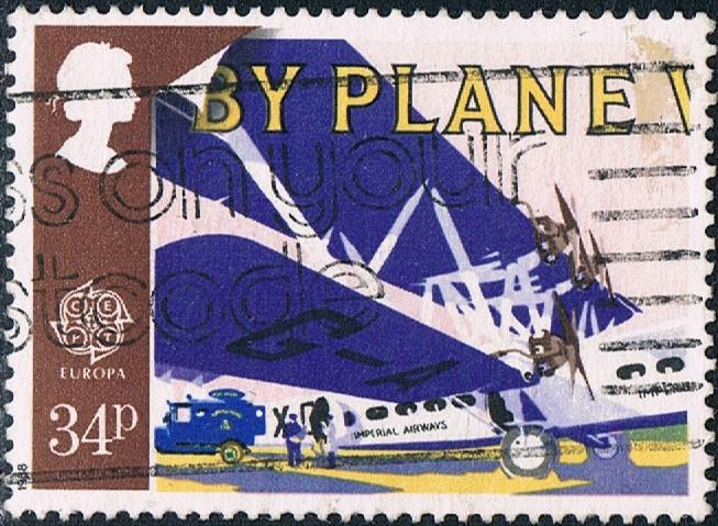 EUROPA 1988. TRANSPORTES Y COMUNICACIONES. AVIÓN HANDLEY PAGE. M 1150