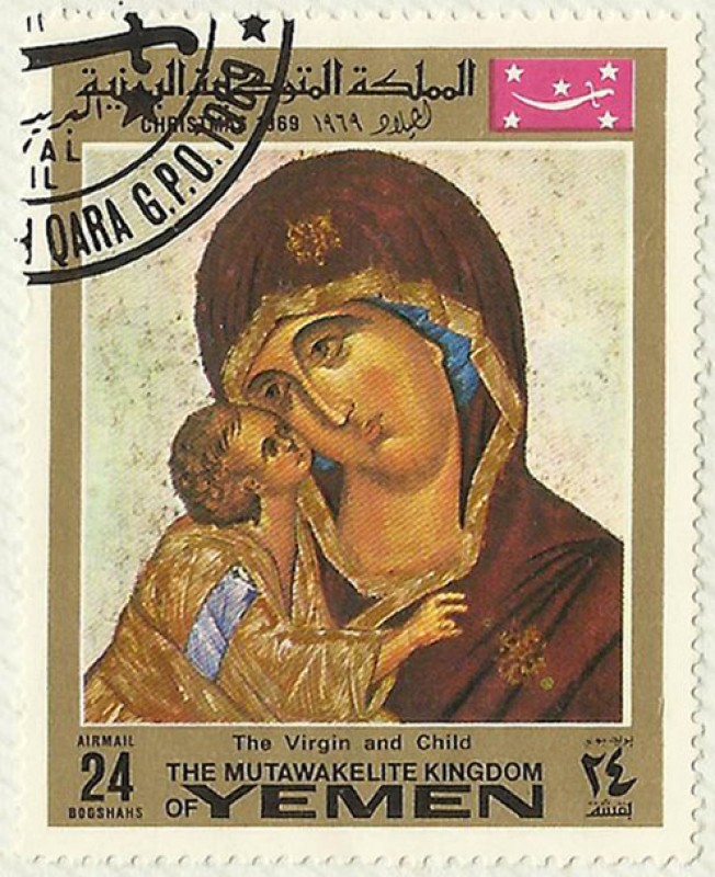 LA VIRGEN Y EL NIÑO