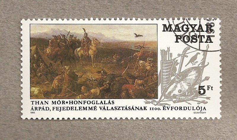 1100 Aniv. de Arpad príncipe de los magiares