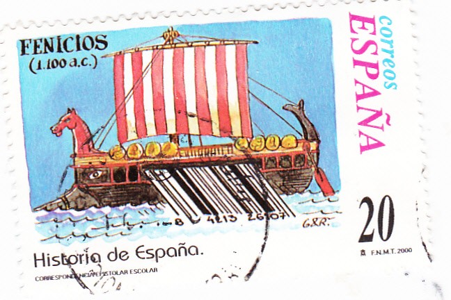 Historia de España  -LOS FENICIOS (1100 a.c.)        (J)