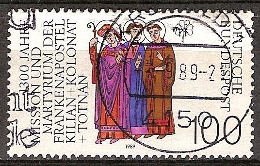 1300a.Aniv de la muerte de los santos Kilian, Colman y Totnan (misioneros irlandeses en Franconia)