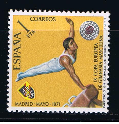 Edifil  2034  IX  Campeonato europeo de gimnasia masculina.  
