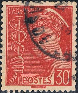 MERCURIO 1938-41 Y&T Nº 412