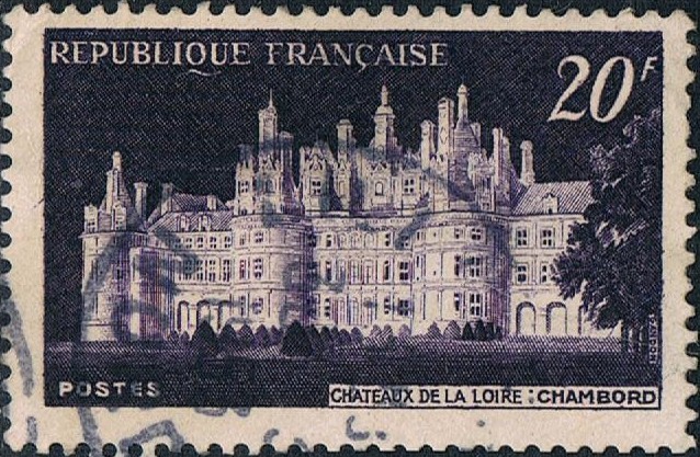 TURISMO 1952. CASTILLO DE CHAMBORD. Y&T Nº 924