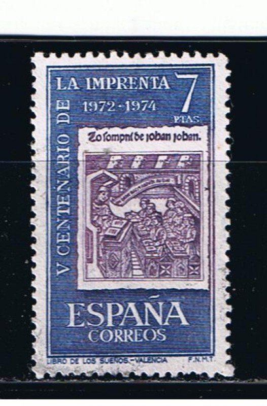 Edifil  2165  V Cente. de la Imprenta.   