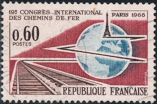 19º CONGRESO INTERNACIONAL DE LOS FERROCARRILES, EN PARIS. Y&T Nº 1488
