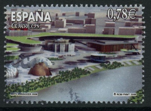 ESPAÑA 2008_SH4423B.02 EXPO ZARAGOZA 1,1 US$