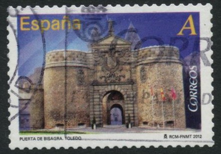ESPAÑA 2012 4687.02 PUERTA DE BISAGRA, TOLEDO 0.2