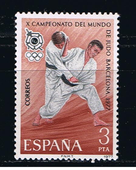 Edifil  2450  X Campeonato del Mundo de Judo. Barcelona. 1977   