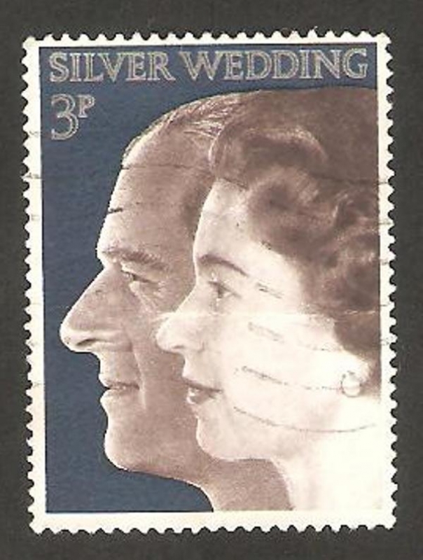672 - Bodas de plata de la pareja real