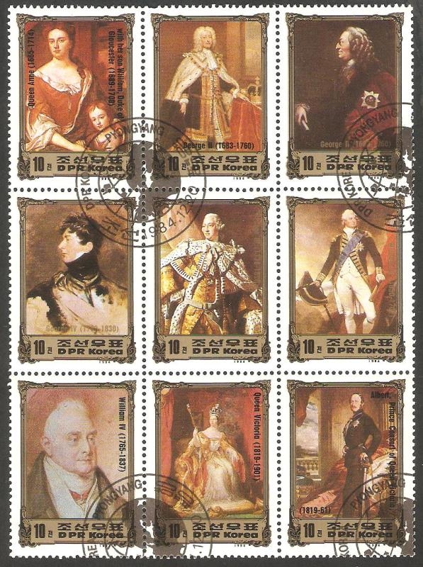 1788 - Monarcas de Europa