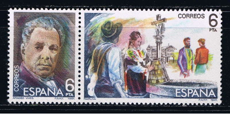 Edifil  2653-54  Maestros de la Zarzuela.   