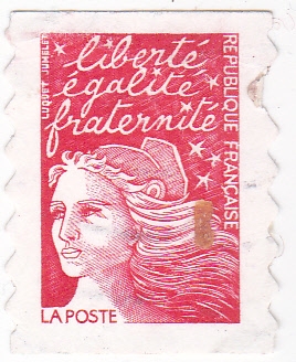 Liberte, igalite y fraternité -Marianne  LA POSTE