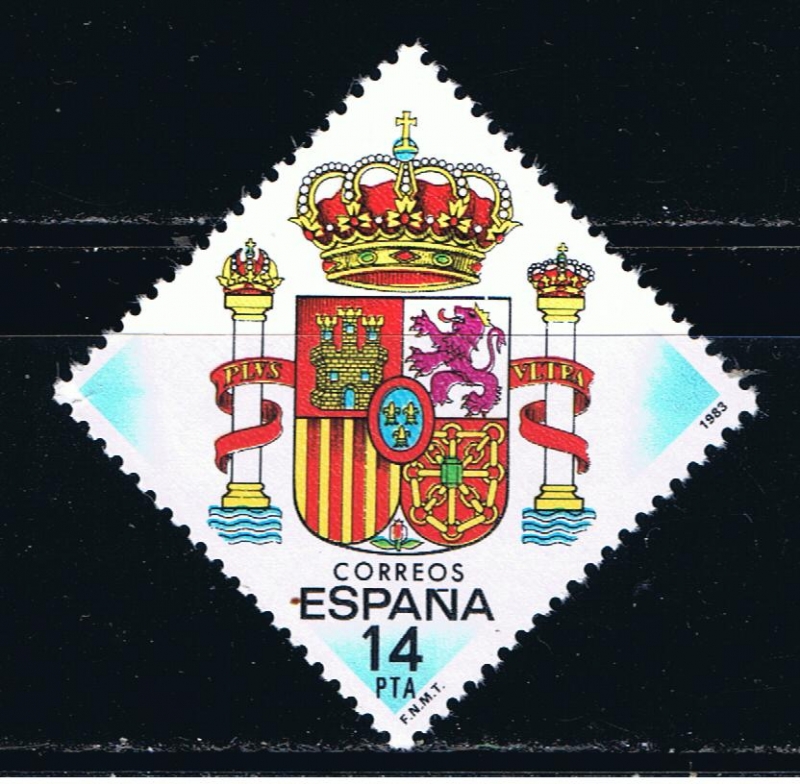 Edifil  2685  Escudo de España.  