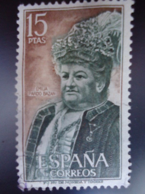 Ed:2071 - Personajes Españoles:Emilia Pardo Bazán (1851-1921)
