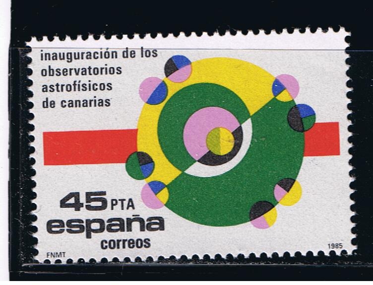 Edifil  2802  Inauguración de los Observatorios Astrofísicos de Canarias.  
