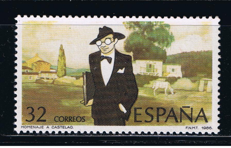 Edifil  2873  Cente. del nacimiento de Alfonso Rodriguez Castelao.  