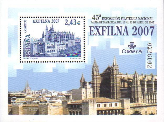 2007 - EXFILNA 2007 45ª EXPOSICION FILATELICA. PALMA DE MALLORCA