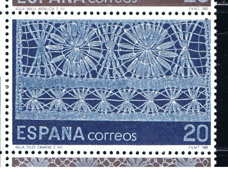 Edifil  3019  Artesanía Española.  Encajes.  