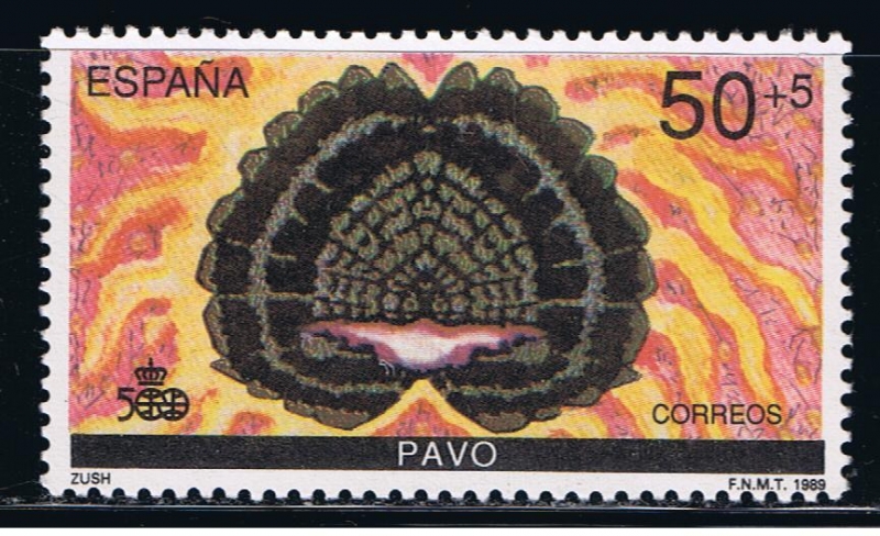 Edifil  3034  V Cente. del Descubrimiento de América. Encuentro de los Mundos.  