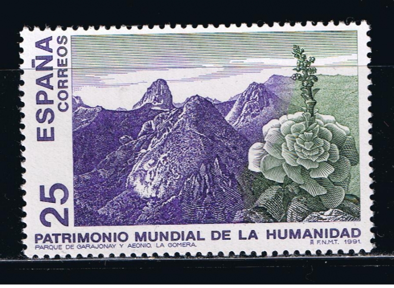 Edifil  3146  Bienes Culturales y Naturales Patrimonio Mundial de la Humanidad.  