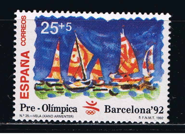 Edifil  3158  Barcelona´92. VIII Serie Pre-Olímpica.  