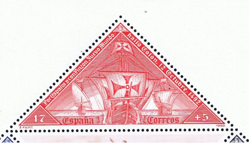 Edifil  3160  V Cente. del Descubrimiento de América.  