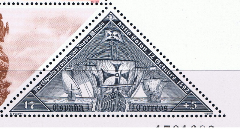 Edifil  3162  V Cente. del Descubrimiento de América.  