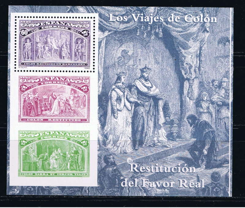 Edifil  3209  Colón y el Descubrimiento.  