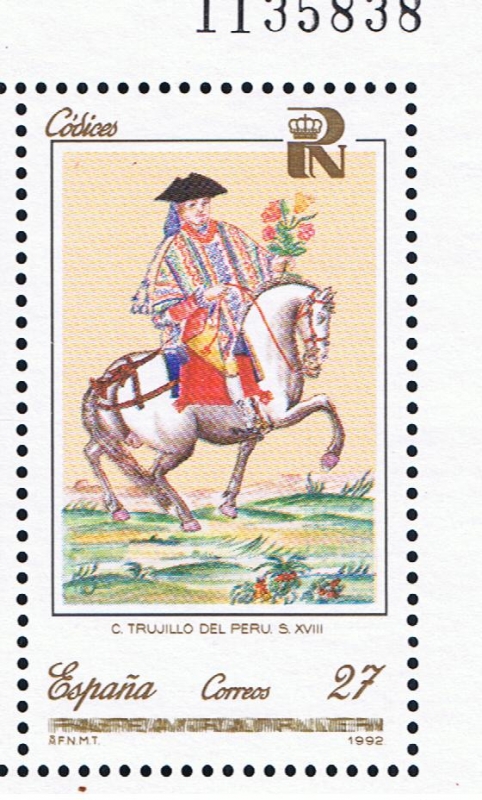 Edifil  3233  Patrimonio Artístico Nacional. Códices.  
