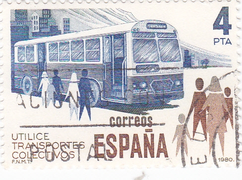 UTILICE TRANSPORTES COLECTIVOS   (Q)