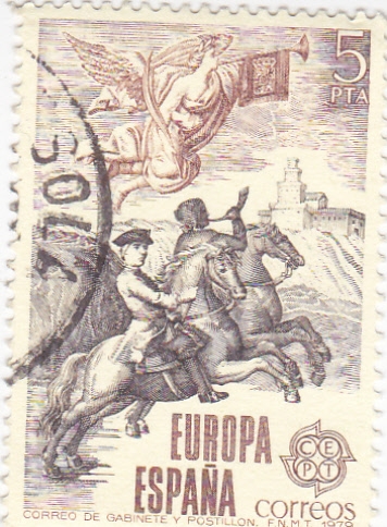 EUROPA CEPT-1979  Correo de Gabinete y Postillón     (Q)