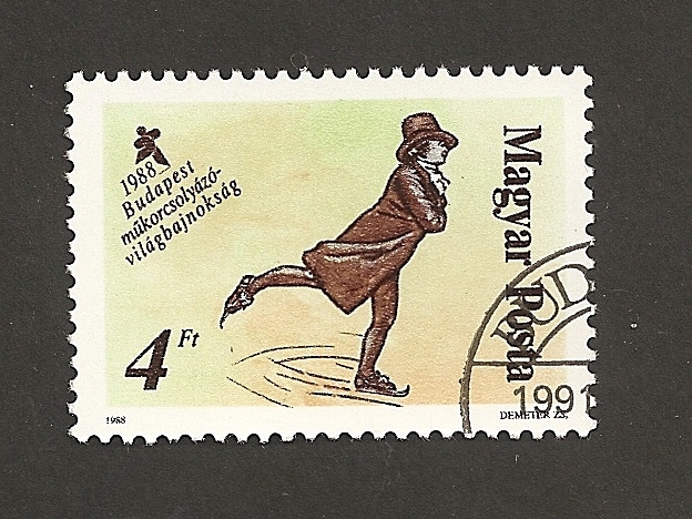 Patinador siglo XVIII