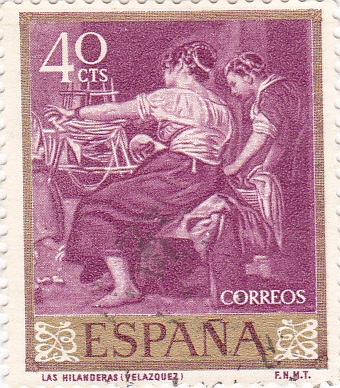PINTURA- Las Hilanderas- (Diego Velazquez)  (R)
