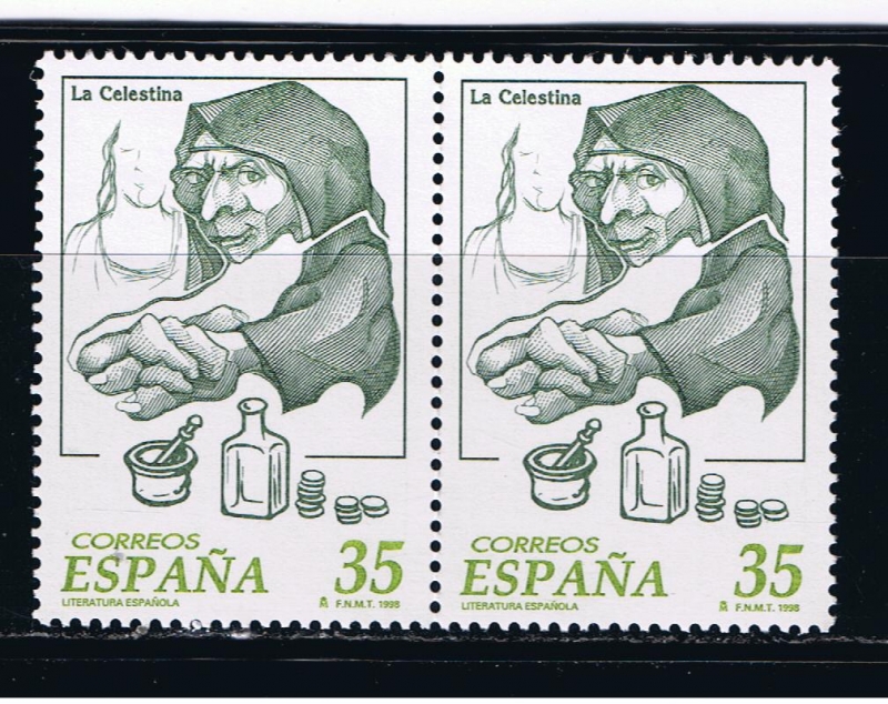 Edifil  3538  Literatura española. Personajes de ficción.  