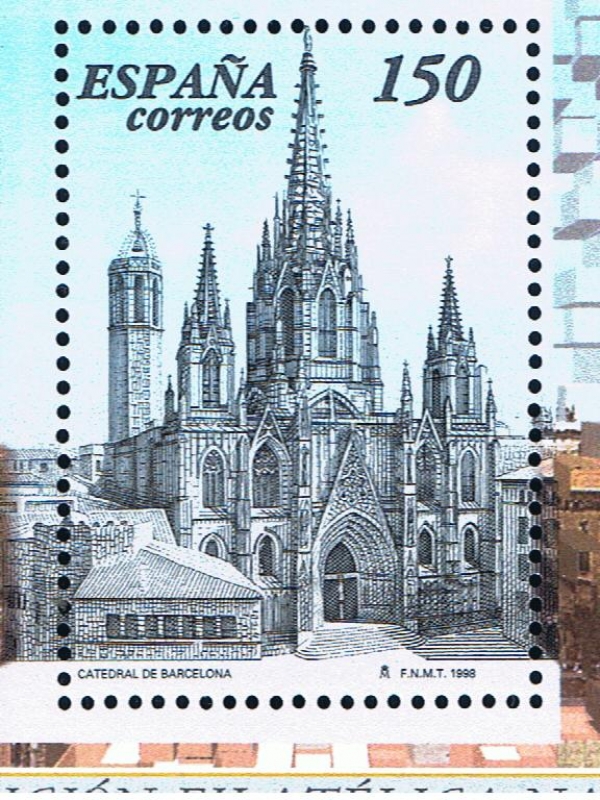 Edifil  3556  Exposición Filatélica Nacional Exfilna´98.  