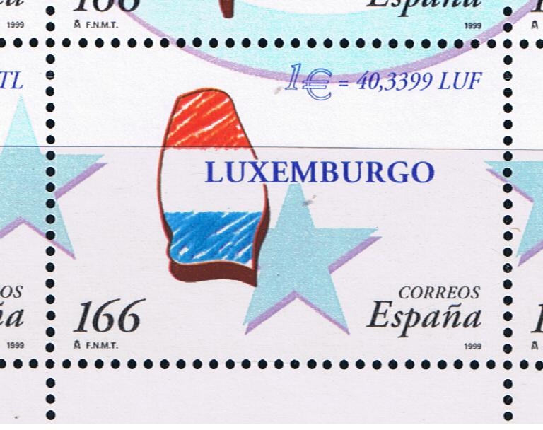 Edifil  3642  Paises del Euro.  