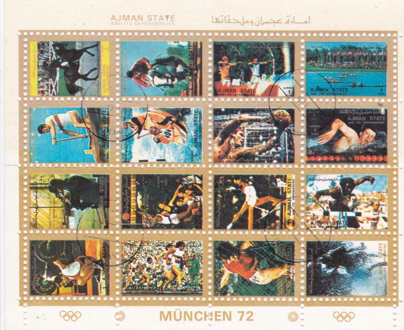 OLIMPIADA - Munich-72  AJMAN