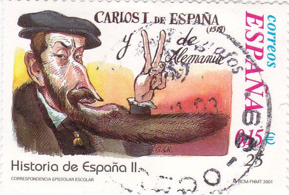 Carlos I de España y V de Alemania-HISTORIA DE ESPAÑA II    (S)