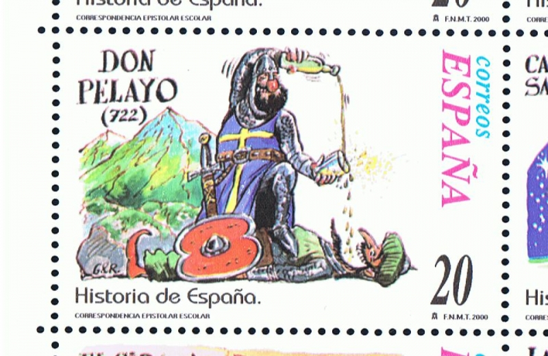 Edifil  3747  Correspondencia Epistolar Escolar. Historia de España.  